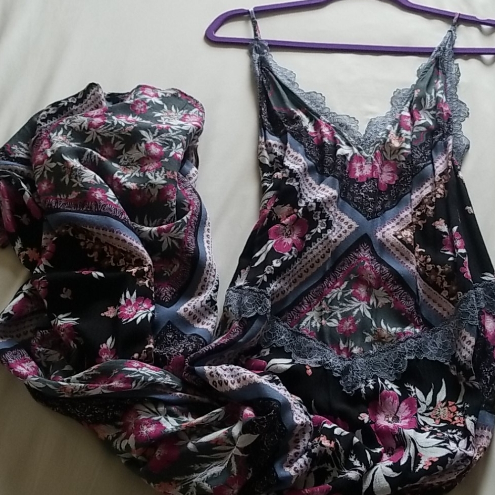 Free People night gown sz L